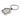 Spinning House Metal Key Ring
