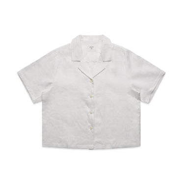 Womens Linen Shortsleeve Shirt