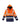 Mens Orange Flame Arc Rated Antistatic Waterproof Jacket