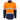 Mens Orange Flame Lightweight Ripstop Spliced Shirt - Hoop Taped