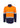Mens Orange Flame Lightweight Ripstop Spliced Shirt - Hoop Taped